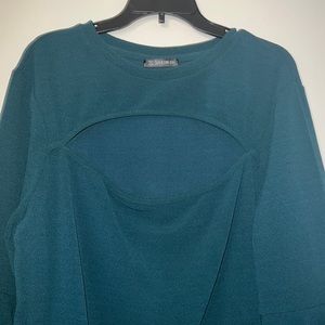 2/$15 PLUS SIZE Deep Turquoise Blouse